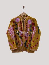 Women s Suzani Jacket Ethnic Boho Embroidered Festival Coat