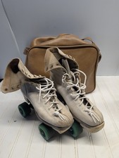 Patines Hyde Shoe Chicago vintage años 50 ruedas de madera EE. UU. para hombre talla 8