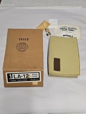 VINTAGE Mid-Century Modern IVORY DOOR BELL CHIME CONTOUR NuTone LA-12 Untested