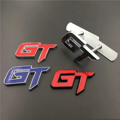 Metall 3D GT Logo Emblem Abzeichen Aufkleber Auto Grill Kofferraum