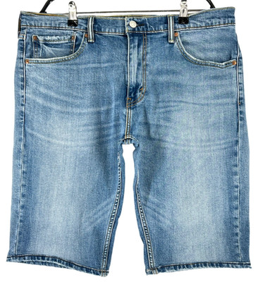 LEVIS STRAUS & CO Herren 527 Jeans Bermuda Shorts Blau W36