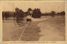 CPA Plage de LYS-CHANTILLY