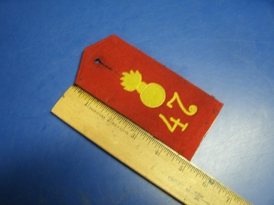 WWI GERMAN ARMY SHOULDER BOARD 47TH  {2ND KURHESSIAN] FIELD ARTILLERY