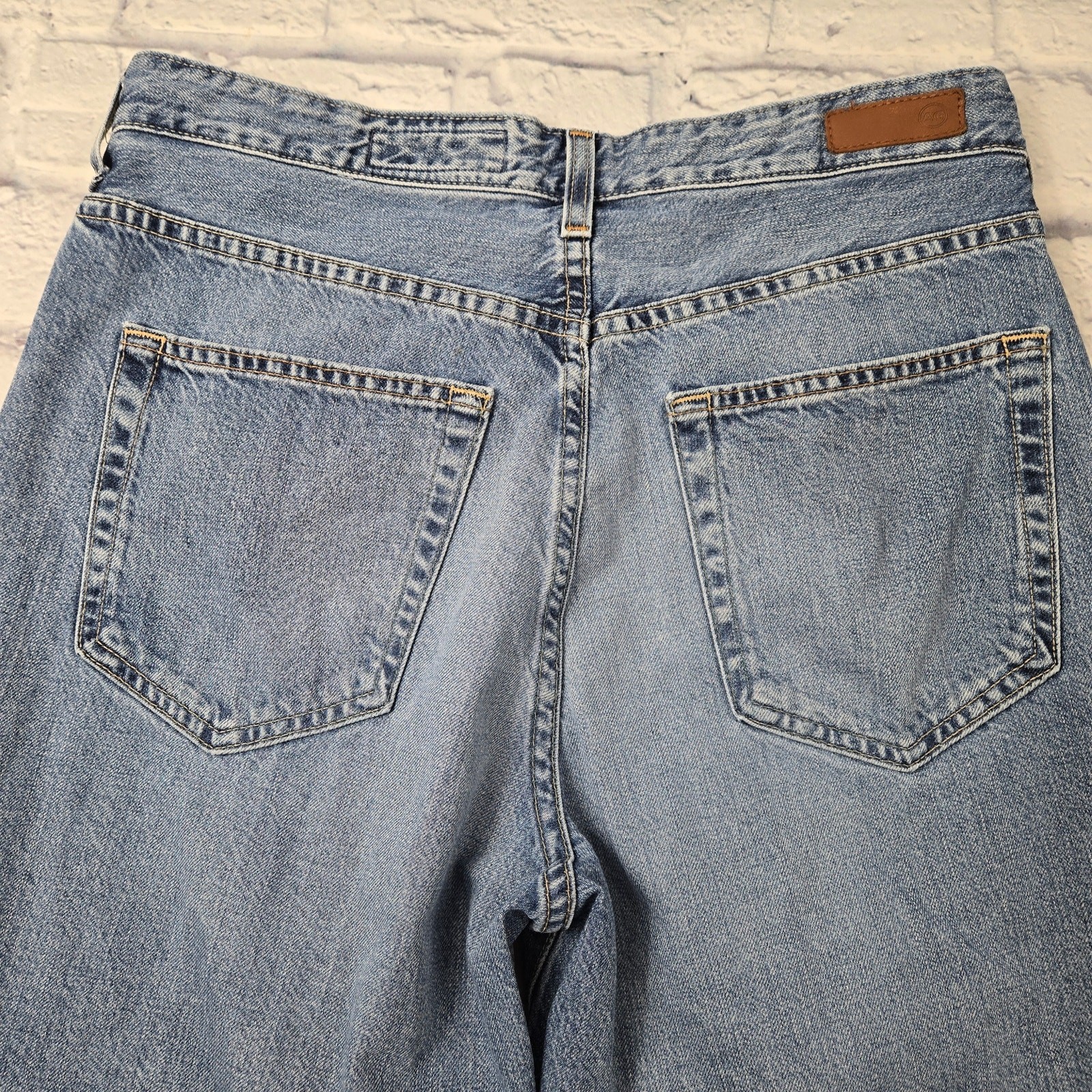 AG Adriano Goldschmied Alexxis High Rise Vintage Straight Jeans 100% Cotton 31R thumbnail 10