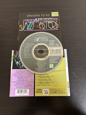 Slide Hampton & the Jazzmasters: Dedicated to Diz CD & Inlay Only No Case