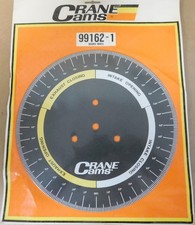 Crane Cams NOS 99162-1 11" Degree Wheel, White/Black, Steel, 3 Bolt