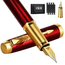 Zalantan Fountain Pen, luxury pens,Fine point smooth writing pens for journal...