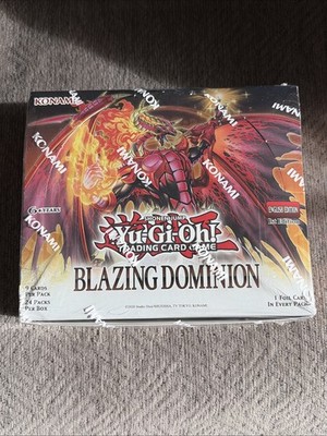 YUGIOH TCG BLAZING DOMINION ENGLISH 1ST EDITION FACTORY SEALED BOOSTER BOX