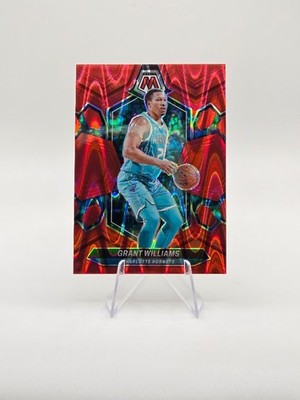 Grant Williams 2023-24 Panini Mosaic Red Seismic SP /299 #194 Hornets