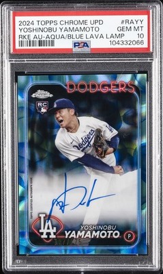 2024 TOPPS CHROME UPDATE CHROME RC AUTOS #RAYY YOSHINOBU YAMAMOTO