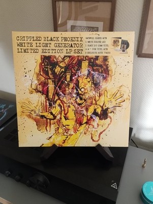 Crippled Black Phoenix~White Light Generator, Black Vinyl, White Vinyl, 7'' Sing