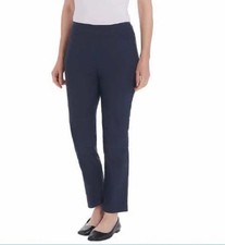 Hilary Radley Tummy Control Pull On Pant, Navy, Size: Medium, New