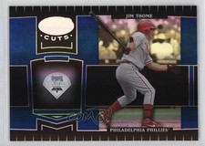 2004 Leaf Certified Cuts Marble Blue 14/50 Jim Thome #150 HOF 4at