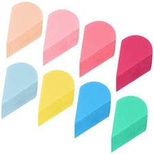 8Pcs Reusable Makeup Sponge Set Petal Shape Cosmetic Foundation Puff