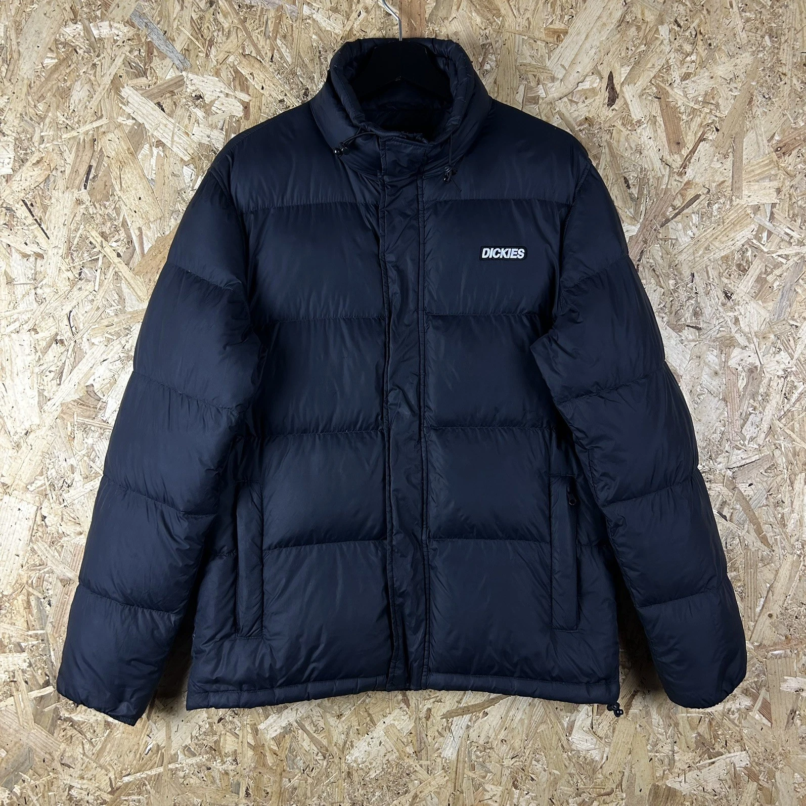 Dickies Puffer Jacket Coat Black Small