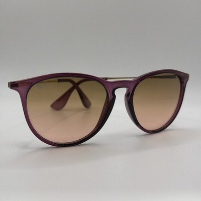 Ray-Ban Erika Sunglasses RB4171 6591/14 Crystal Violet Gold Brown Gradient #112