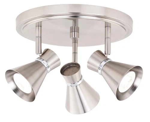 Vaxcel Lighting C0219 Alto 3 Light 11"W LED Accent Light Ceiling - Chrome - Picture 1 of 8