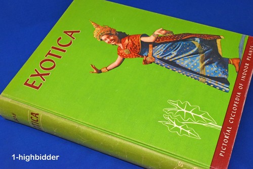 1957 1st Ed Exotica Pictorial Cyclopedia of Indoor Plants by AB Graf w 4000 Pix! - Picture 4 of 9