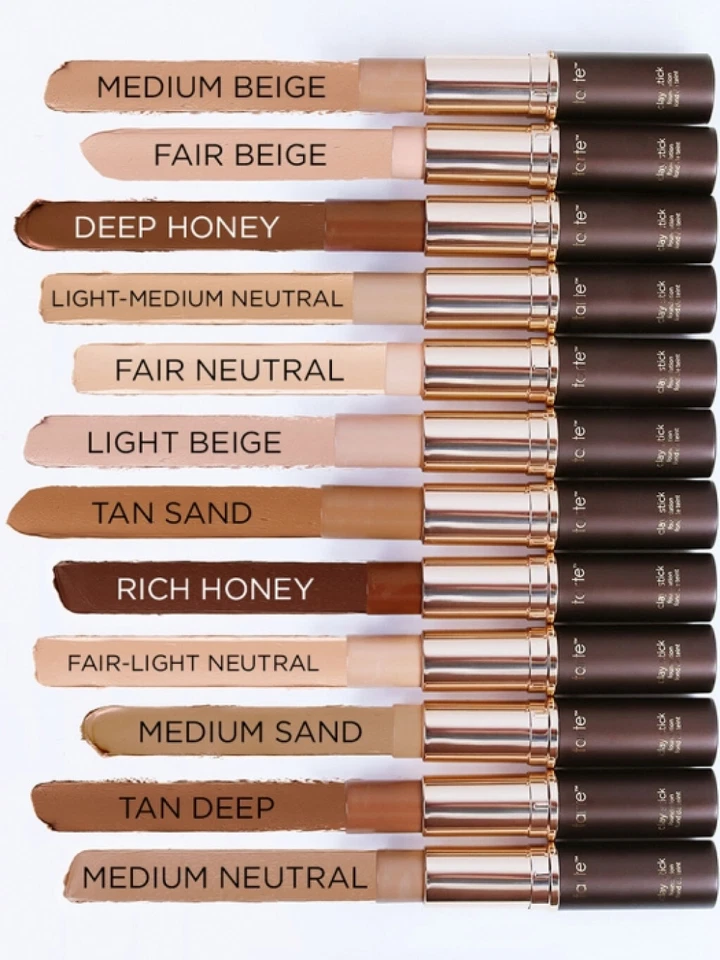 Base en barra de arcilla Tarte (tonos surtidos) 9 g tamaño completo ~ SIN CAJA ~ auténtica Foto 3 de 4