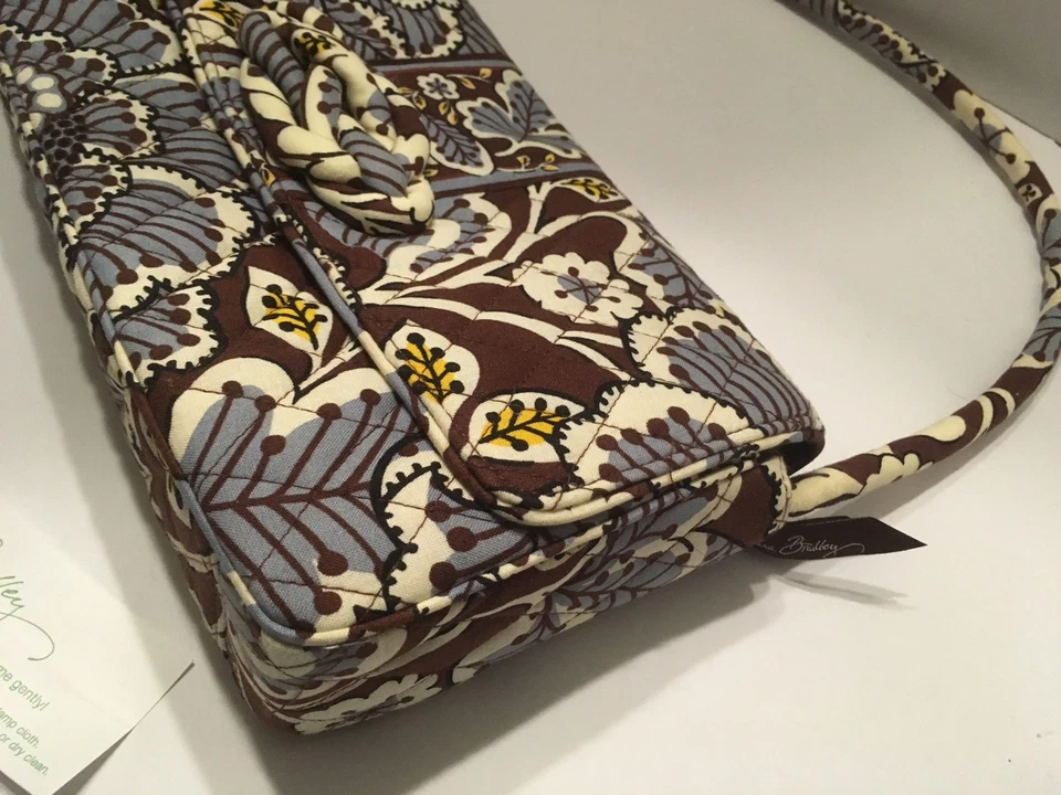 BOLSO DE MANO Vera Bradley - Flores de pizarra-No solo un bolso sin asas Cartera de hombro Nuevo sin etiquetas Foto 4 de 4