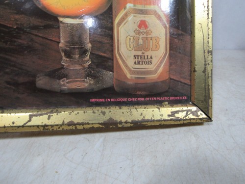 Vintage 1960s Rob Otten Club La Speciale De Stella Artois Beer Sign Brussels - Picture 3 of 6