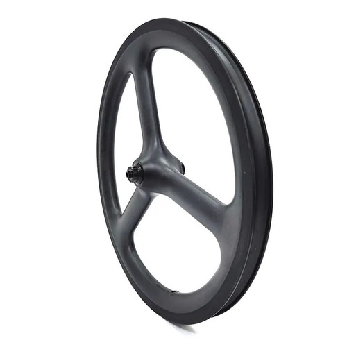 1PCS Folding Bike 16inch 349 3Spokes Front Carbon Wheels C/V/Disc Brake - Picture 8 of 11