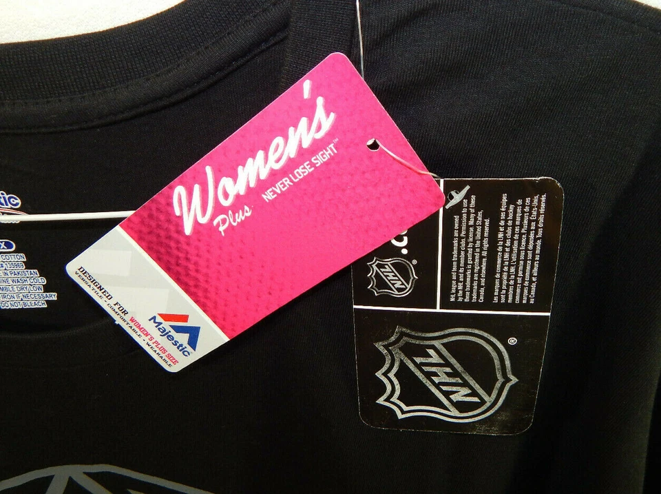 NWT Edmonton Oilers NHL Hockey Long Sleeve Shirt Majestic Womens Plus 1X XL - Image 3 of 4