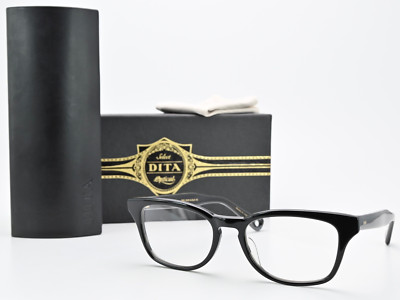 DITA Brille Sintra DRX3029 A BLK 49 Glanz Schwarz Vollrand Luxus Japan Small OVP