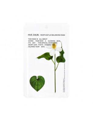 (HUECALM) Heartleaf pH Balancing Mask 10pcs