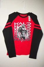 Microsoft Studios HALO Graphic T-Shirt - Red and Black and Gray Size XL 18/20