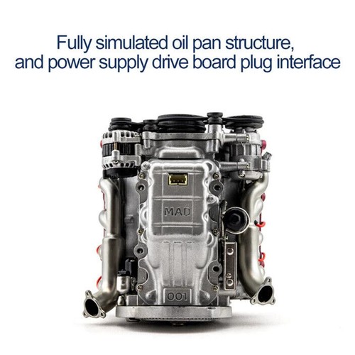 V8 Engine Model Building Kits Internal Combustion DIY Hobby For Adults NEW - Picture 4 of 16
