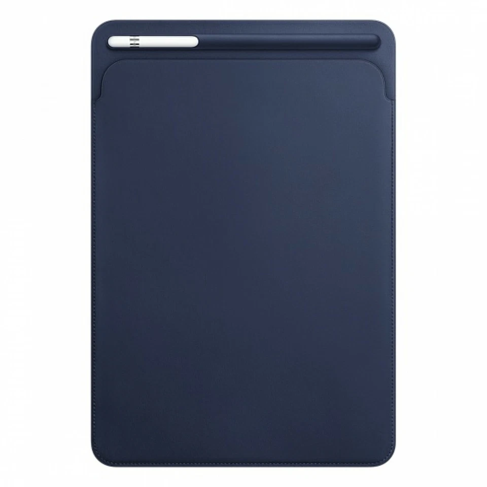 GENUINE Apple iPad Pro 10.5" Leather Sleeve Cover Case MPU22M/A | Midnight Blue - Image 3 of 4