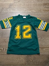 Vintage Edmonton Eskimos CFL 1970s Green jersey #12 size small SM mens