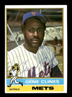 1976 Topps #417 Gene Clines HAND SIGNED AUTO | eBay