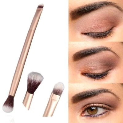 MARKENLOS 1x Double-Ended Makeup Brush Eye Powder Foundation Eyeshadow DD Tool Brush P9X3
