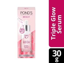 Pond  s Bright Triple Glow Serum With Gluta Boost For Dewy Hydrated