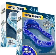 Pool Lounge Float with Mesh for Adults Swimming Pool Water Lounger (2 Pack)