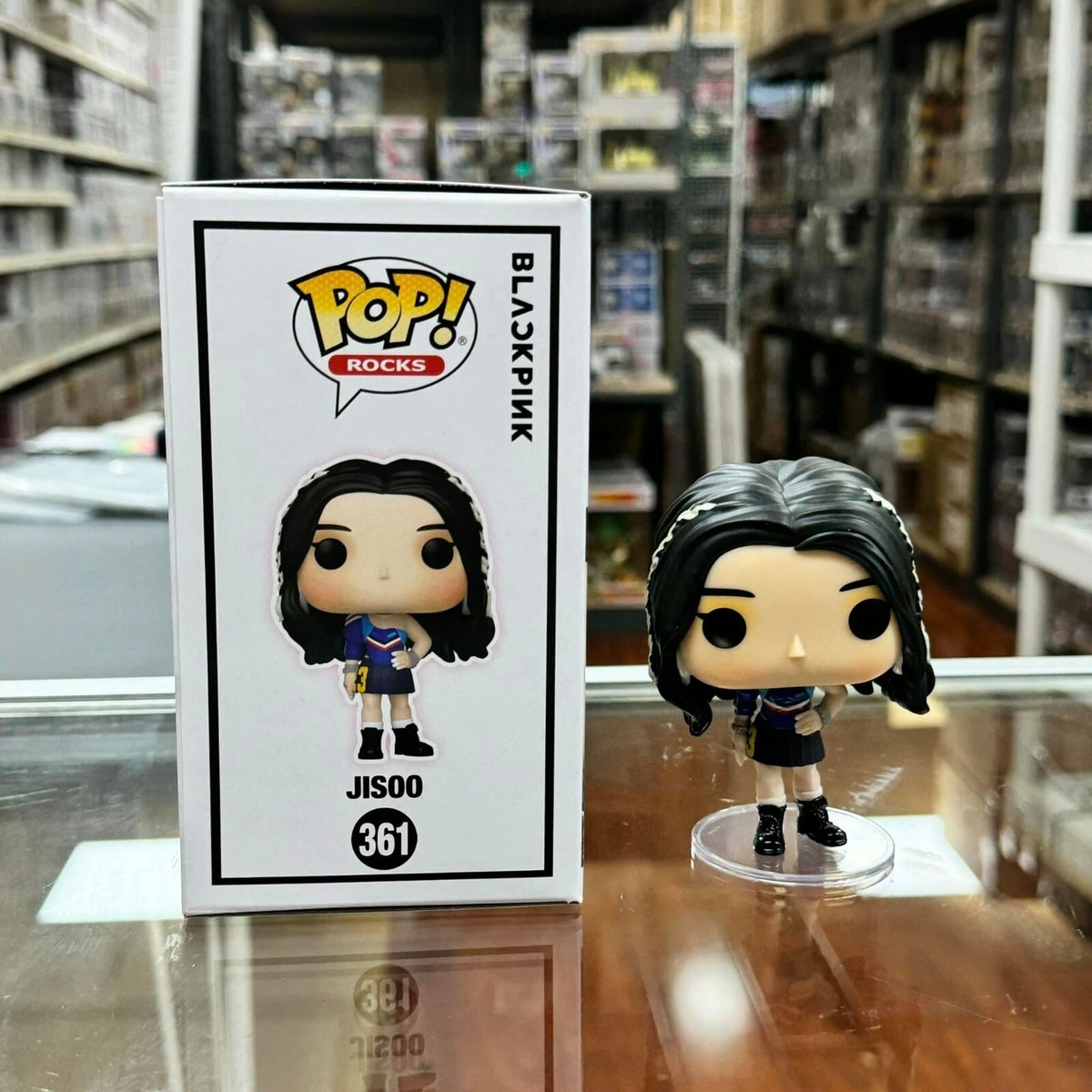 Figurine Funko Pop! Blackpink Jisoo - Collection Vinyle Officielle - Idée Cadeau Fans K-pop - 9,5 Cm