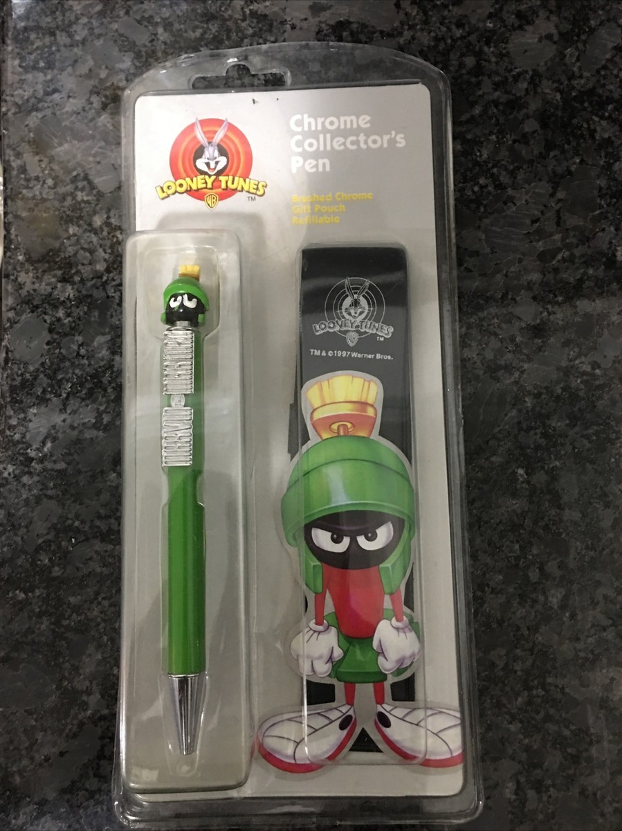 LOONEY TUNES Chrome Collectors Pen Marvin The Martian 1997 | eBay