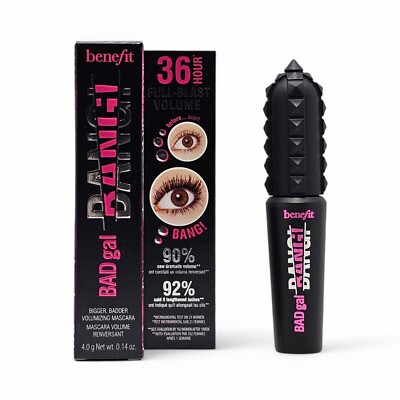 Benefit Bad Gal Bang Bigger, Badder, Volumizing Mascara Black Mini 0.14 4g NIB