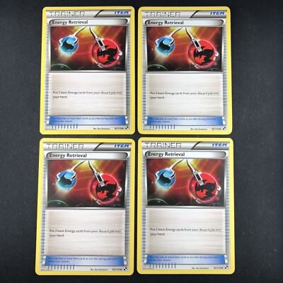 energy retrieval pokemon card Vintage Uncommon - Energy Retrieval Base Set Pokemon Card 81/102 main image 1