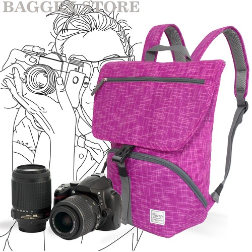 Elegante mochila para cámara para cámara réflex digital, 1 lente estándar - Imagen 13 de 60
