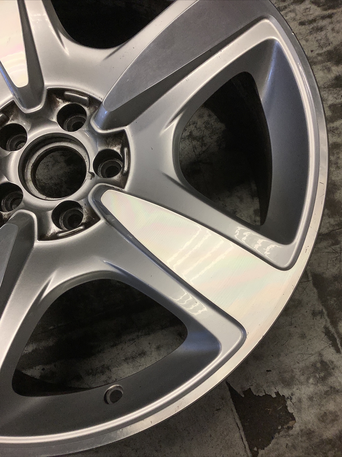 Bentley Continental 2004-08 98175 aluminum OEM wheel rim 19 x 9 CNC SILVER USED