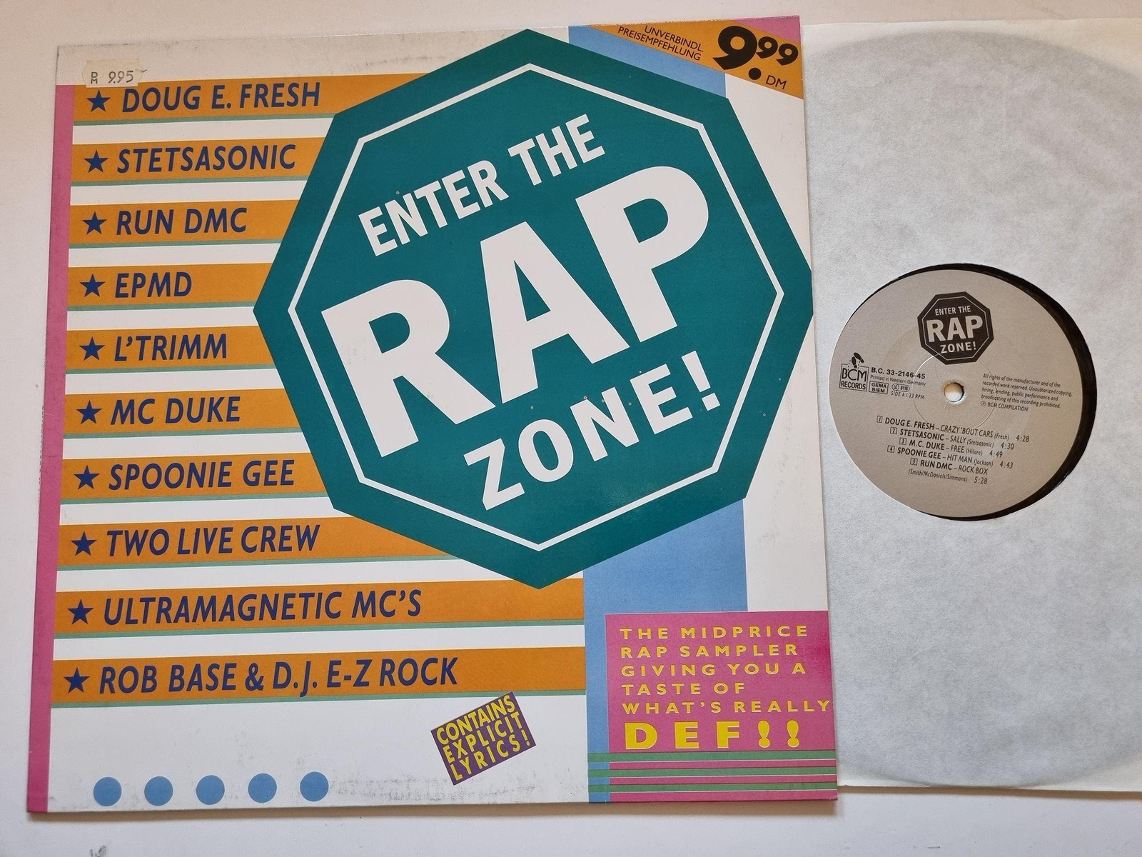 Various - Enter The Rap Zone! Vinyl LP Germany