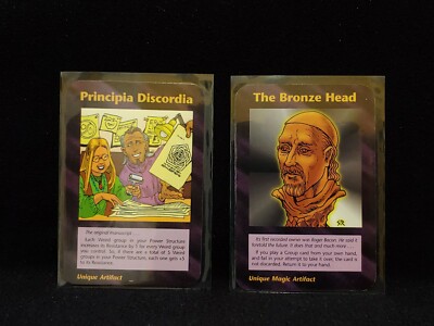 Illuminati New World Order Unique Cards Set Of 12 Near Mint 1994