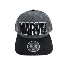 Marvel Avengers Hat Snapback Cap Grey Black NWT