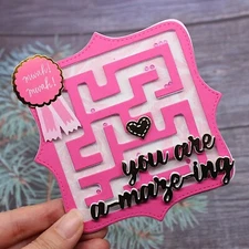 KSCRAFT Ball Maze Shaker Metal Cutting Dies Stencils for DIY Scrapbooking Dec...