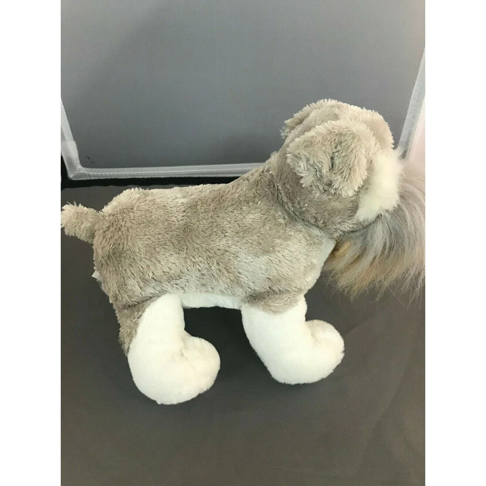Schnauzer Dog Puppy Grey Gray Plush Stuffed Animal 7" inch Ganz Webkinz NO CODE - Image 4 of 4