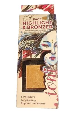 Ioni Face Highlight & Bronzer Golden Glow Soft Texture Brighten & Bronze