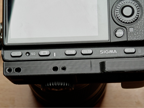 Nylon-C-fiber or wooden /merisier Right Hand Grip Full frame Sigma FP Sigma FPL - Picture 40 of 45
